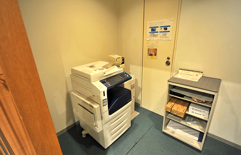 A copy machine is also available