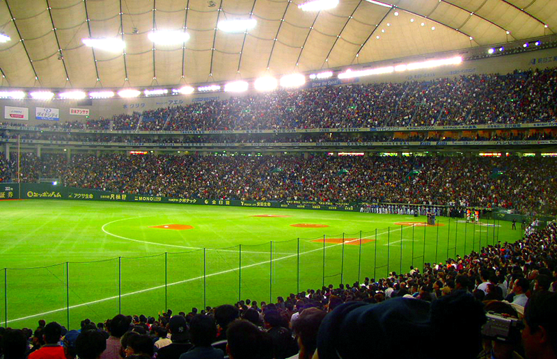 Ground area of Tokyo Dome: 13,000 m²