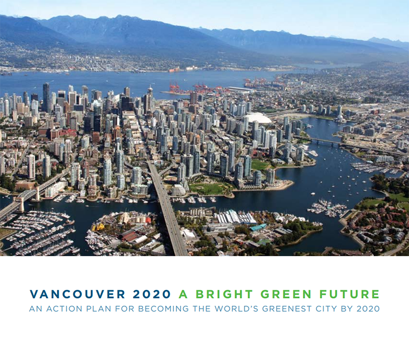 Vancouver 2020 a bright green future