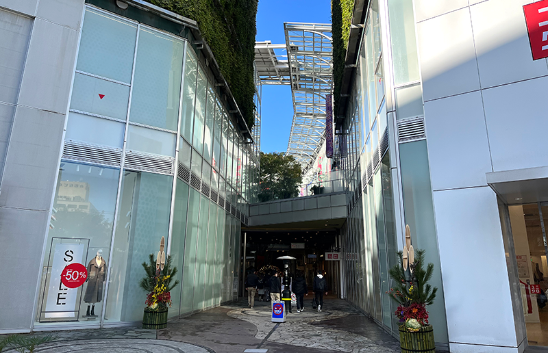 Entrance of Canal City Hakata East Building.